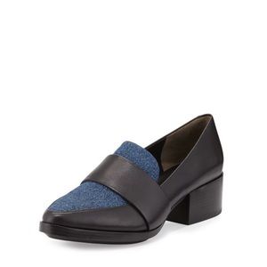 3.1 Phillip Lim Quinn Denim & Leather Loafer